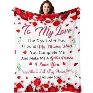 60x80 Valentines Day Gifts for Her - Gifts for Her Wife Girlfriend -